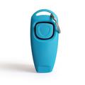 2-in-1 Hundetraining Clicker und Pfeife - Himmelblau