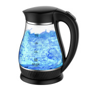 Adler AD 1274 schwarz Wasserkocher Glas elektrisch 1.7L