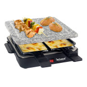 Techwood TRA-47P Elektrischer Raclette-Grill für 4 Personen