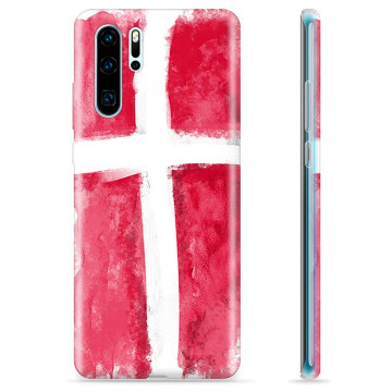 Huawei P30 Pro TPU Hülle - Dänische Flagge