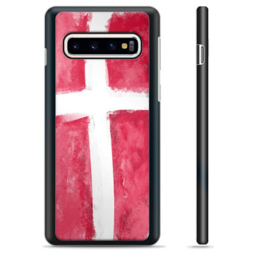 Samsung Galaxy S10 Schutzhülle - Dänische Flagge