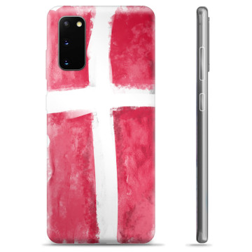 Samsung Galaxy S20 TPU Hülle - Dänische Flagge