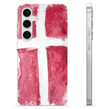 Samsung Galaxy S24 TPU Hülle - Dänische Flagge