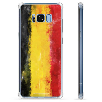 Samsung Galaxy S8 Hybrid Hülle - Deutsche Flagge