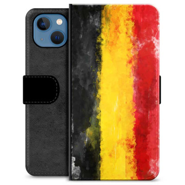 iPhone 13 Premium Schutzhülle mit Geldbörse - Deutsche Flagge