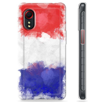 Samsung Galaxy Xcover 5 TPU Hülle - Französische Flagge