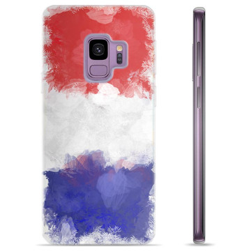 Samsung Galaxy S9 TPU Hülle - Französische Flagge