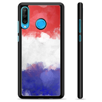 Huawei P30 Lite Schutzhülle - Französische Flagge