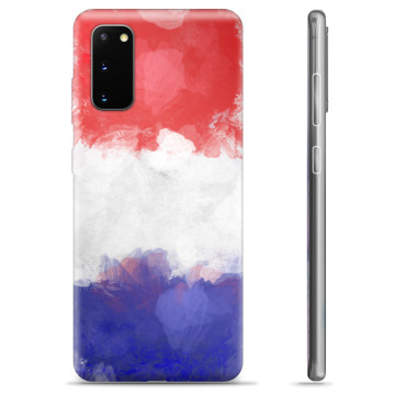 Samsung Galaxy S20 TPU Hülle - Französische Flagge