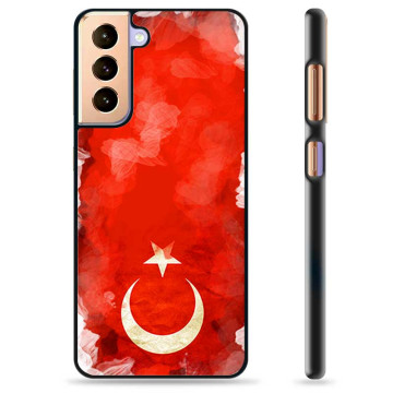 Samsung Galaxy S21+ 5G Schutzhülle - Türkische Flagge