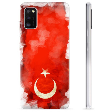 Samsung Galaxy A41 TPU Hülle - Türkische Flagge