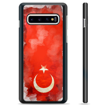 Samsung Galaxy S10 Schutzhülle - Türkische Flagge