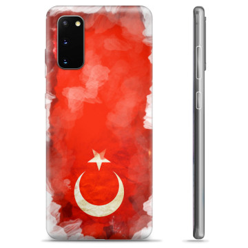 Samsung Galaxy S20 TPU Hülle - Türkische Flagge