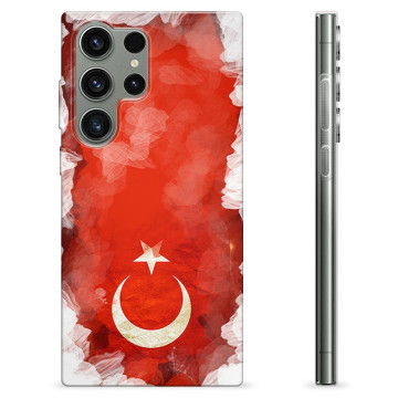 Samsung Galaxy S23 Ultra 5G TPU Hülle - Türkische Flagge