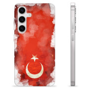 Samsung Galaxy S24 TPU Hülle - Türkische Flagge