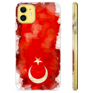 iPhone 11 TPU Hülle - Türkische Flagge