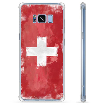 Samsung Galaxy S8+ Hybrid Hülle - Schweizer Flagge