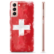 Samsung Galaxy S21 5G TPU Hülle - Schweizer Flagge