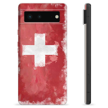 Google Pixel 6 TPU Hülle - Schweizer Flagge