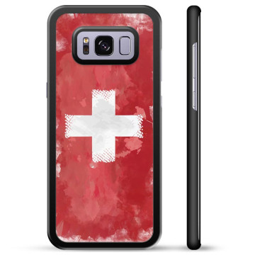 Samsung Galaxy S8 Schutzhülle - Schweizer Flagge