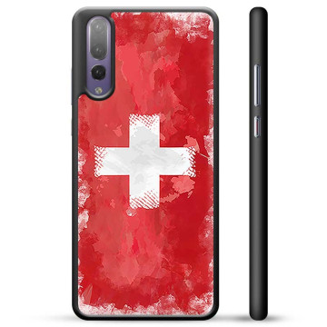 Huawei P20 Schutzhülle - Schweizer Flagge