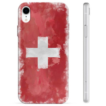 iPhone XR TPU Hülle - Schweizer Flagge