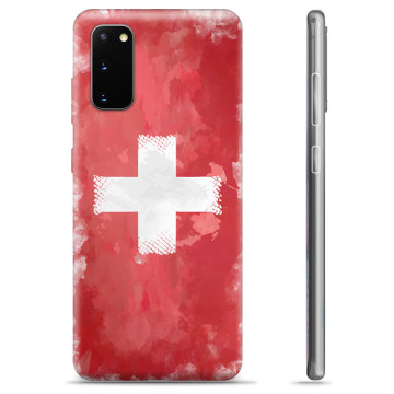 Samsung Galaxy S20 TPU Hülle - Schweizer Flagge