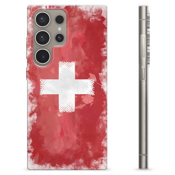 Samsung Galaxy S24 Ultra TPU Hülle - Schweizer Flagge