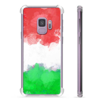 Samsung Galaxy S9 Hybrid Hülle - Italienische Flagge