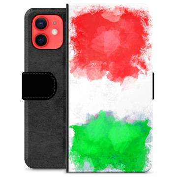 iPhone 12 mini Premium Schutzhülle mit Geldbörse - Italienische Flagge