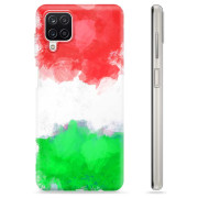 Samsung Galaxy A12 TPU Hülle - Italienische Flagge