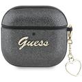 AirPods 4 Guess Metallic Script Charm Hülle