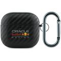 AirPods 4 Oracle Red Bull Carbon Logo Hülle - Schwarz