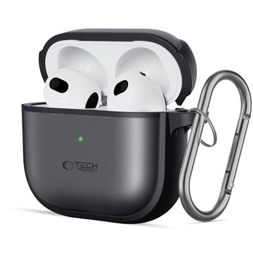 AirPods 4 Tech-Protect Magmat Hybrid Hülle - Mattschwarz