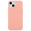 iPhone 15 Plus Anti-Fingerabdrücke Matte TPU Hülle - Rosa