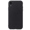 Anti-Fingerabdrücke Matte iPhone XR TPU Hülle - Schwarz