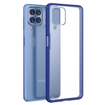 Anti-Shock Samsung Galaxy M53 Hybrid Hülle - Blau / Durchsichtig