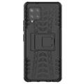 Anti-Slip Samsung Galaxy A42 5G Hybrid Hülle - Schwarz