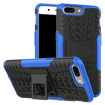 OnePlus 5 Anti-Rutsch Hybrid Case - Blau / Schwarz