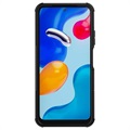 Anti-Rutsch Xiaomi Redmi Note 11/11S Hybrid Hülle mit Stand - Schwarz