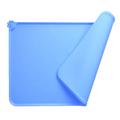 Anti-Rutsch-Silikon-Futtermatte für Haustiere - 47x30cm - Blau