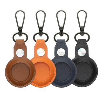 Apple AirTag 4smarts Premium Hüllenset - 4 Stk. - Braun / Orange / Blau / Schwarz