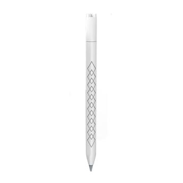 Apple Pencil (USB-C) Silikonhülle mit Diamant-Struktur - Weiß