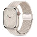 Apple Watch Serie 10/9/8/7/6/SE Tech-Protect NylonMag Armband - 40mm/41mm/42mm - Natur Titanium