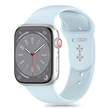 Apple Watch Serie 10/9/8/7/6/SE Tech-Protect Silikonarmband - 40mm/41mm/42mm - Himmel