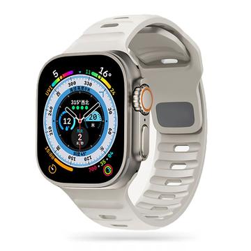 Apple Watch Series Ultra 2/Ultra/10/9/8/SE (2022)/7/SE/6/5/4/3/2/1 Tech-Protect IconBand Line Silikonarmband - 49mm/46mm/45mm/44mm/42mm - Starlight