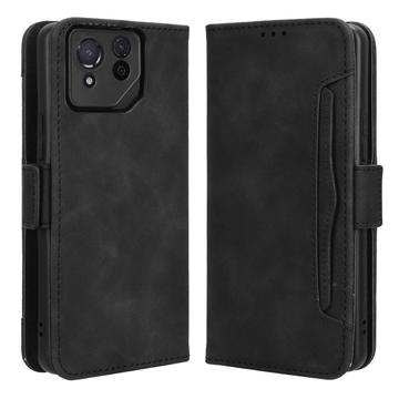 Asus ROG Phone 8/8 Pro Wallet Hülle mit Kartenhalter - Schwarz