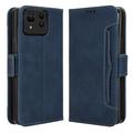 Asus Zenfone 11 Ultra Wallet Hülle mit Kartenhalter - Blau