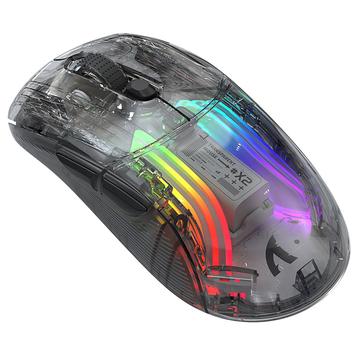 Attack Shark X2 Transparente Kabellose Maus mit RGB