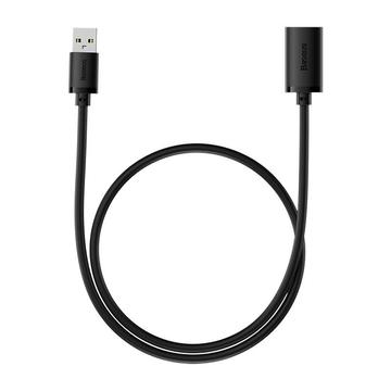 Baseus AirJoy USB 3.0 Stecker zu Buchse Verlängerungskabel - 0.5m - Schwarz